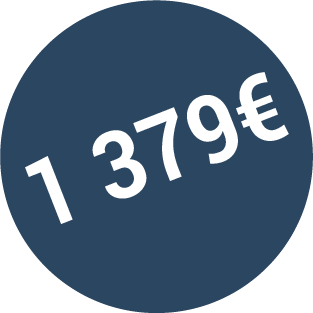 Tarif 1379 €