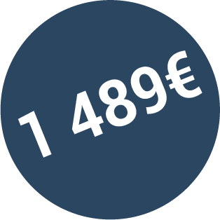 Tarif 1489 €