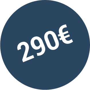 Tarif 290 €